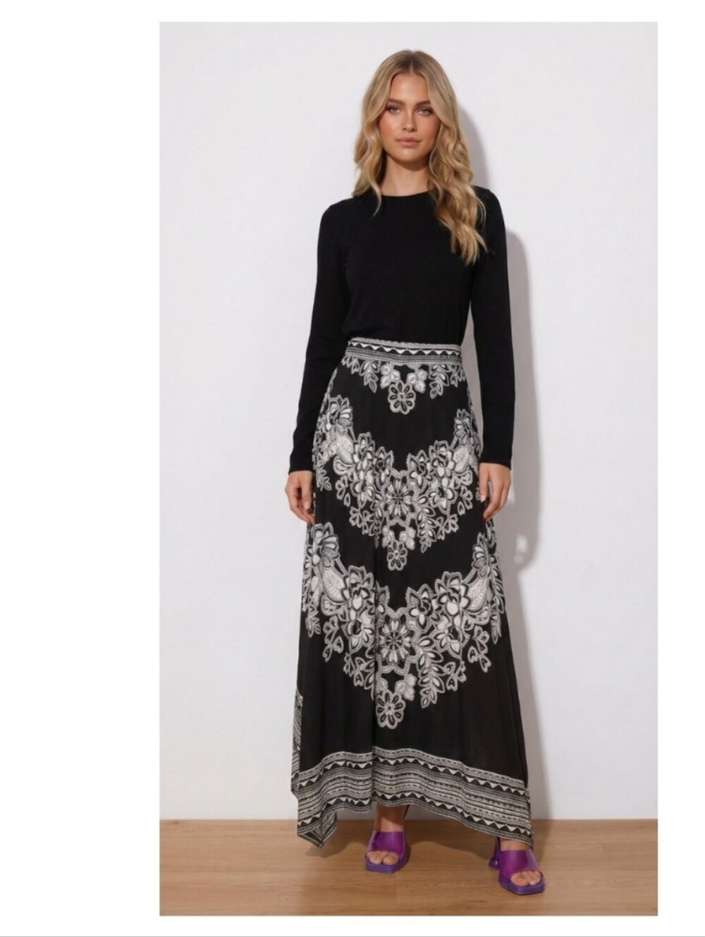 Tanjay Assymetrical Boho Maxi